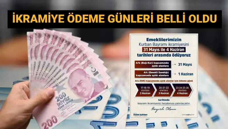 Bayramda Gösterişli İkramiyeler: 4 Bin TL Ödemeleri Ne Zaman Hesapta?