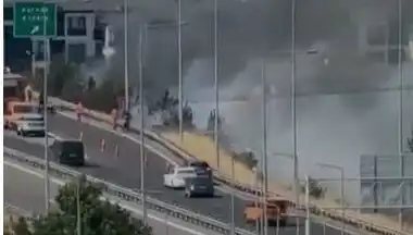 Anadolu Otoyolu’nda Sigara İzmariti, Korkunç Yangın Çıkardı
