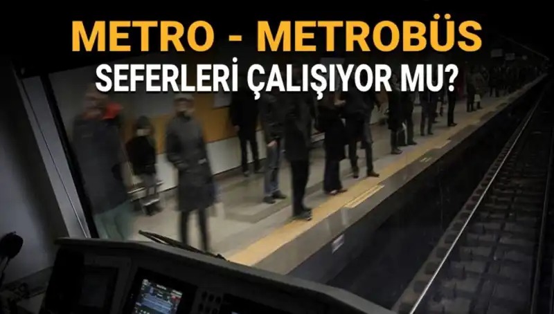 İstanbul'da Ulaşım Krizi: Metrobüs ve Metro Çalışıyor Mu?