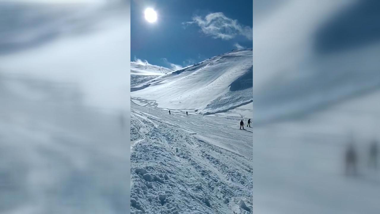 Palandöken'de Çığ Düştü: Kayakçılara Kapalı Alan Risk Altında