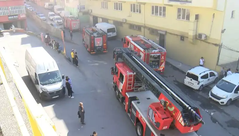 İstanbul’da Tekstil Atölyesinde Yangın: Olayın Patlak Verdiği Anlar