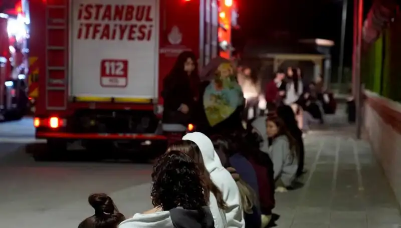Kız Öğrenci Yurdunda Yangın: 2500 Kişilik Yurt Korku Dolu Anlar Yaşadı