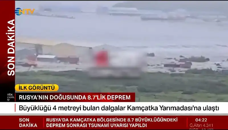 Kamçatka Kıyıları İlk Tsunami Dalgalarını Karşılıyor: Ne Oluyor?