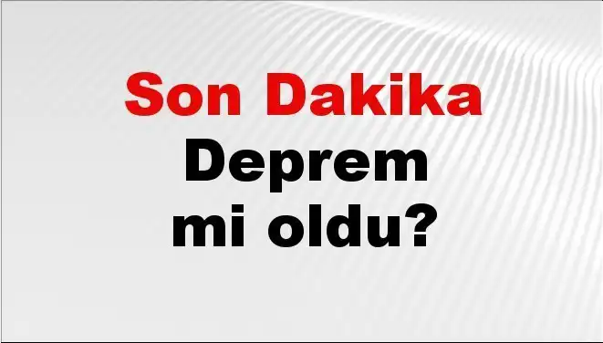 İzmir'de Beklenmedik Deprem! Son Gelişmeler ve Detaylar Burada