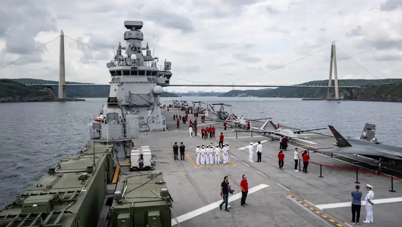 TCG Anadolu, Sarayburnu'ndan Yola Çıktı: Türk Donanması için Yeni Bir Dönem Başlıyor