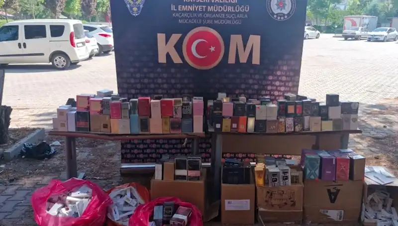 Kayseri'de Kaçak Parfüm Operasyonu: İki Kişi Gözaltında